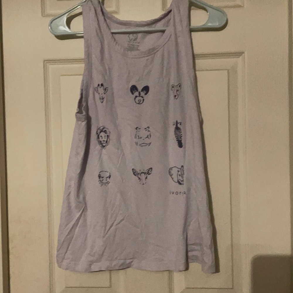 Ivory Ella Tank - medium purple